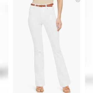 SPANX Flare White Jeans Size L